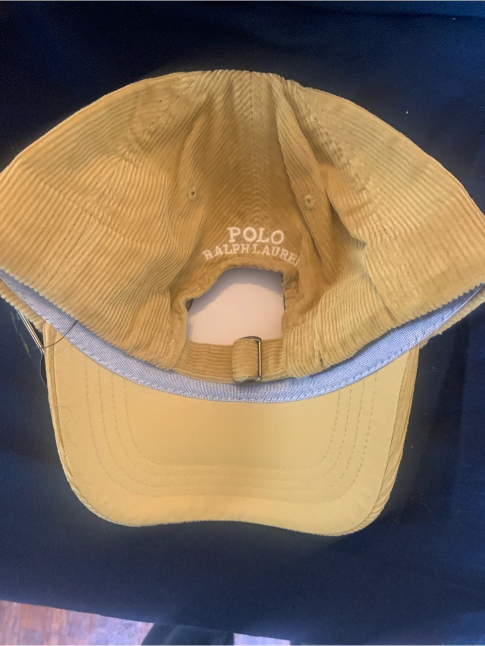 Ralph Lauren Corduroy Baseball Cap in Tan - Picture 2 of 8